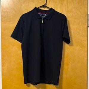 Guide London short sleeve quarter zip